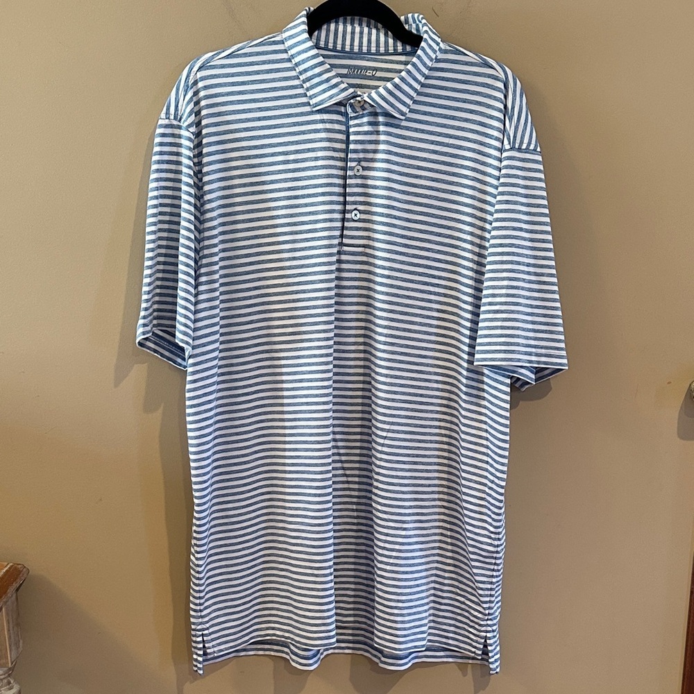 Johnnie-o performance striped polo